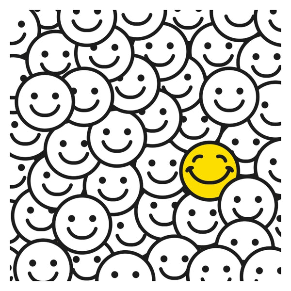 TRJ850V RJ Classics Girls Tori Jr Show Shirt - White with Smiley Faces