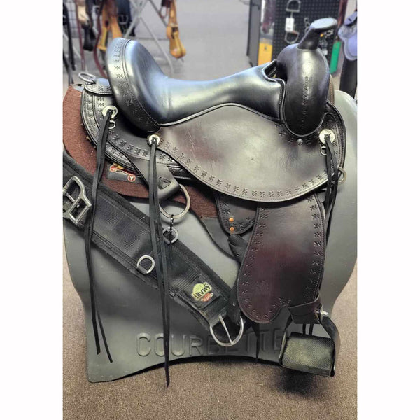 Used 1581 Circle Y Alabama Trailgaiter Saddle 16 Inch Wide Flex Tree