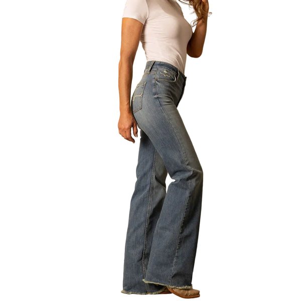 Kimes Olivia Women's High Rise Stovepipe Jeans - Light Wash