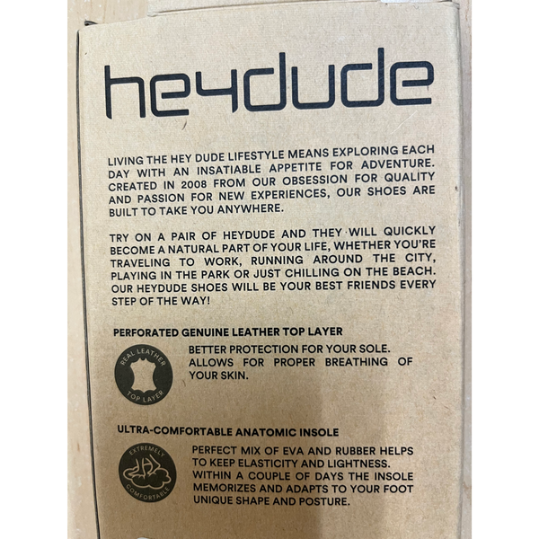 Hey Dude Lightweight Foam Insoles For Men's Wally Shoes