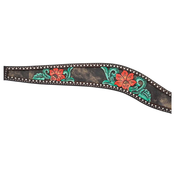 1000-23-SC Circle Y Cactus Flower Filigree Breast Collar