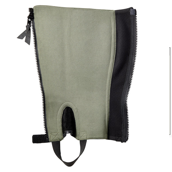 10005943 Ariat Adult Breeze Black Leather Half Chaps - Black