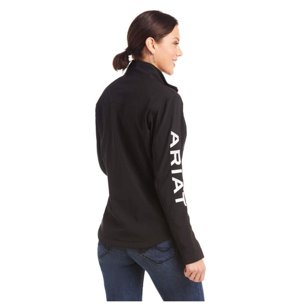 10019206 Ariat Women's Softshell Team Jacket - Black