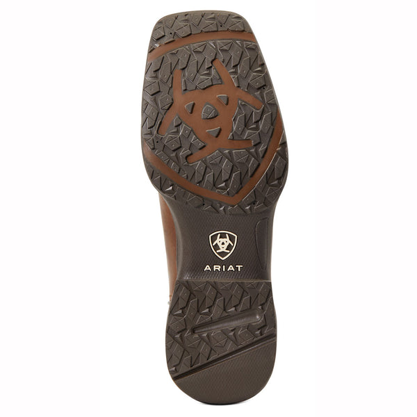 10040366 Ariat Youth Anthem Patriot Square Toe Western Boot - Distressed Brown