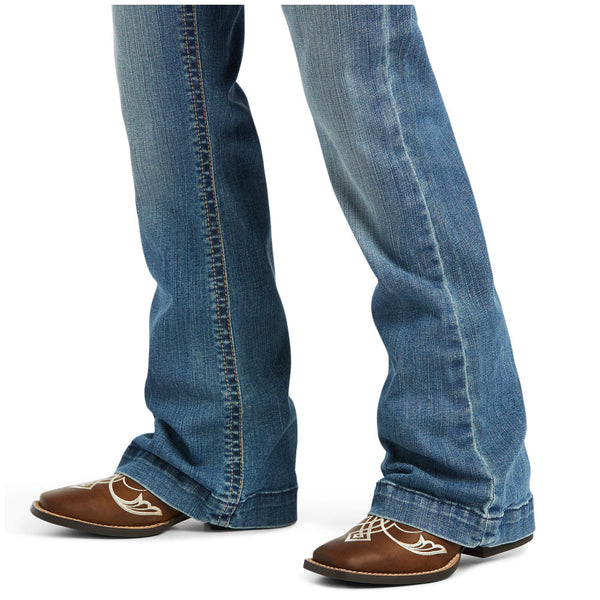 10040809 Ariat Girls REAL Allessandra Wide Leg Jean