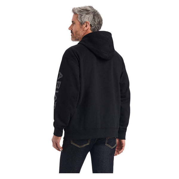 10040815 Ariat Men's Logo Hoodie - Black