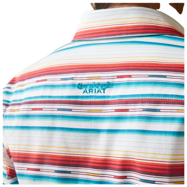 10043551 Ariat Women's Team Kirby Long Sleeve Shirt - Multi Stripe