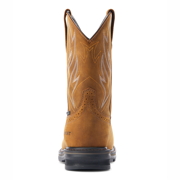 10044544 Ariat Men's Sierra Shock Shield H2O Work Boot - Distressed Brown