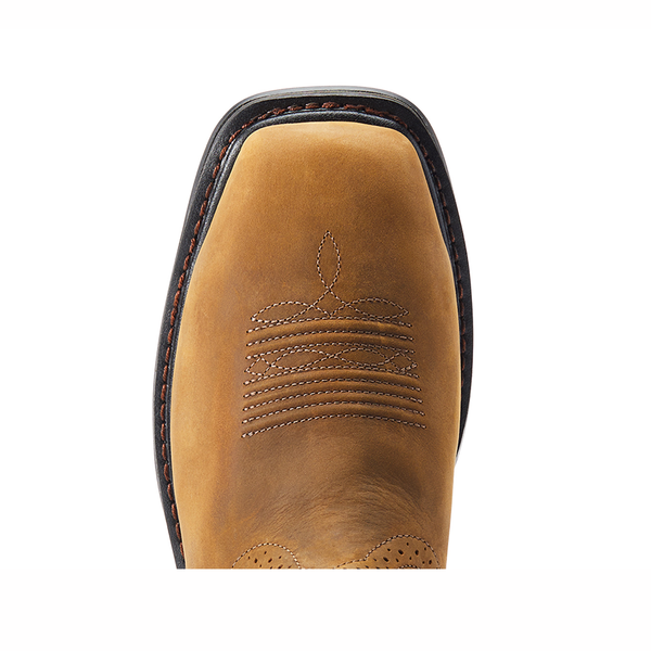 10044544 Ariat Men's Sierra Shock Shield H2O Work Boot - Distressed Brown