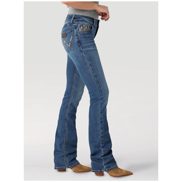 112328736 Wrangler Women's Retro Mae Bootcut Mid Rise Jean - Faye