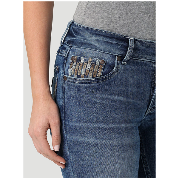 112328736 Wrangler Women's Retro Mae Bootcut Mid Rise Jean - Faye