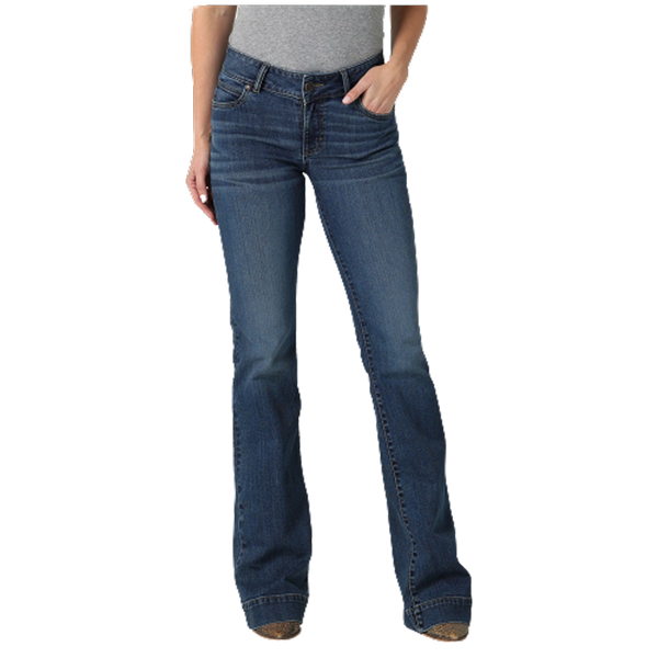 112328737 Wrangler Women's Retro Mae Trouser Mid Rise Jean - Blair