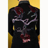 12136 Wire Horse LTD. Vines and Leaves Appliqued Jacket - Size Large