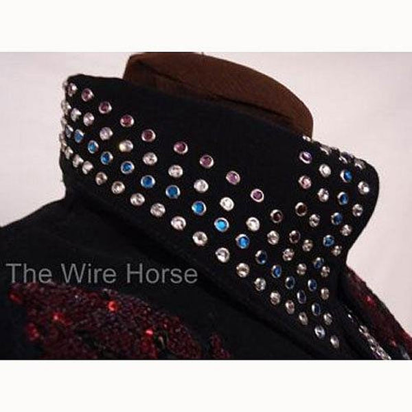 12136 Wire Horse LTD. Vines and Leaves Appliqued Jacket - Size Large