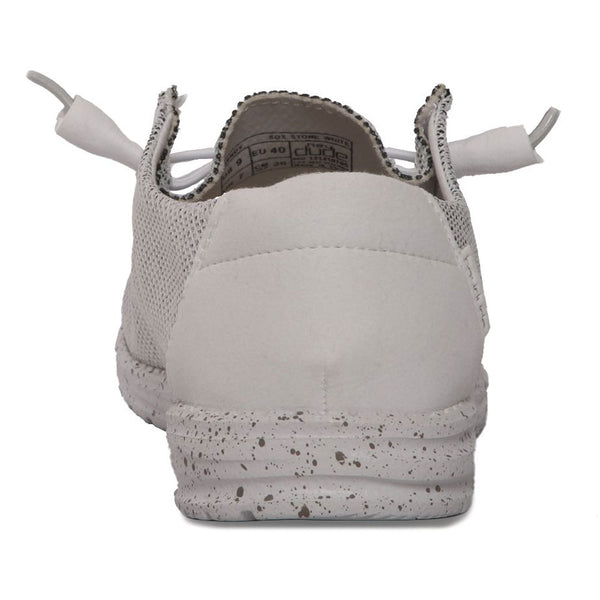 Hey Dude Women's Wendy Sox Shoe - Stone White