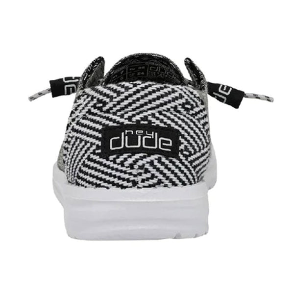 130124203 Hey Dude Youth Shoe Wendy Chambray Onyx