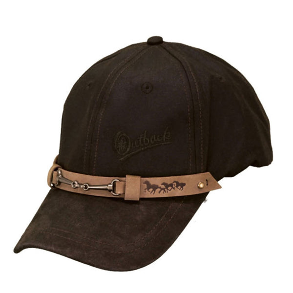 1482 Outback Oilskin Equestrian Cap