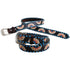 2005 Circle Y Sunflower Tooled Belt with Blue Buckstitching
