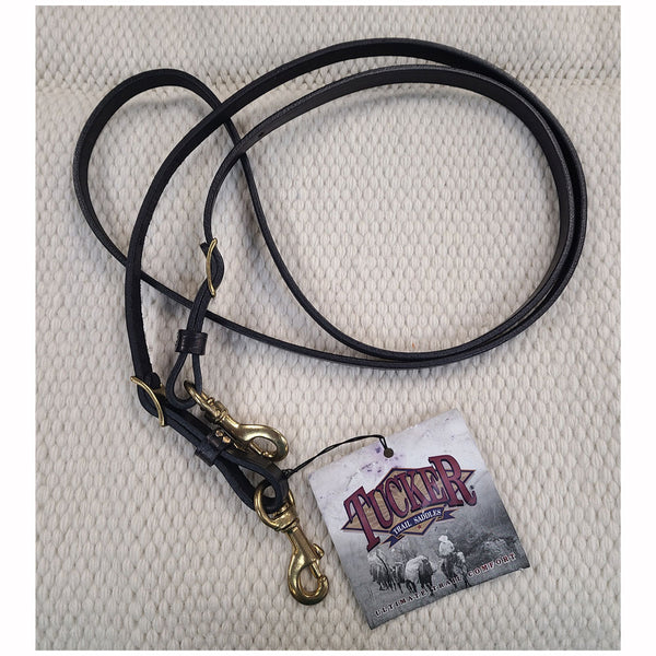 215 Tucker Single Flat Rein with Conway Buckles