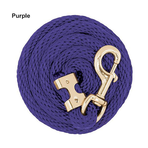 35-2155 Weaver Leather Poly Lead Rope with Brass Snap