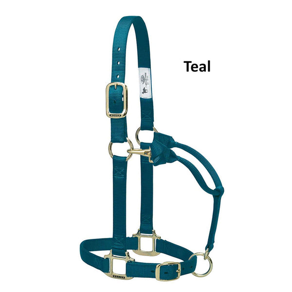 35-7435 Weaver Leather Basic Adjustable Chin and Throat Snap Horse Halter