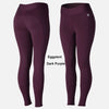36610 Horze Women's Active Silicone Full Seat Fleece Lined Winter Tights Breech