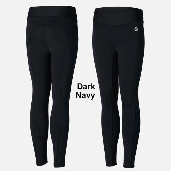 36625 Horze Active Kids Winter Silicone Knee Patch Tight