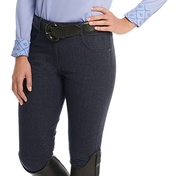 470497 Ovation Ladies SoftFlex GRIP-TEC™ Knee Patch Breeches