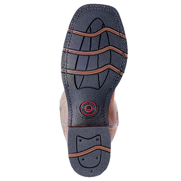 5602 Laredo Ladies Anita Square Toe Western Cowboy Boots Brown