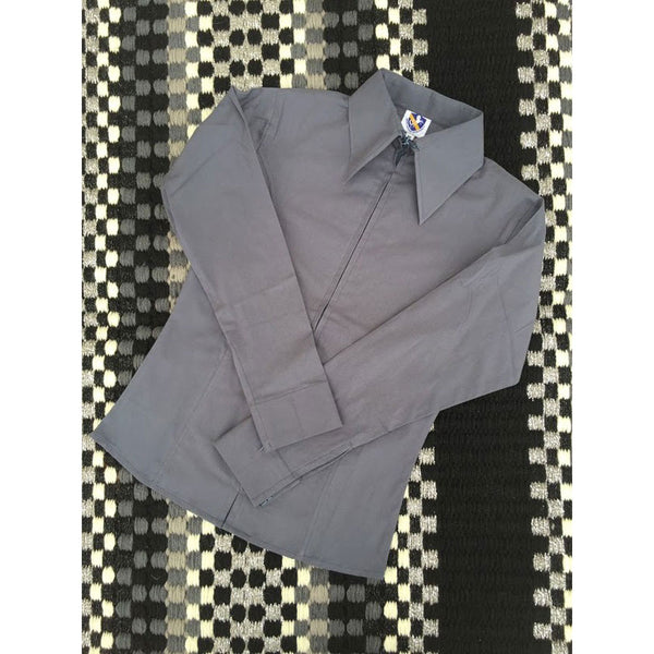 68227A Royal Highness Zip Up Plain Western Show Shirt Plus Sizes