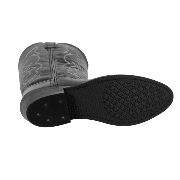 TBM3010 Old West Men's Pointed Toe Boots - Black