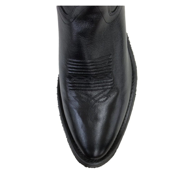 TBM3010 Old West Men's Pointed Toe Boots - Black