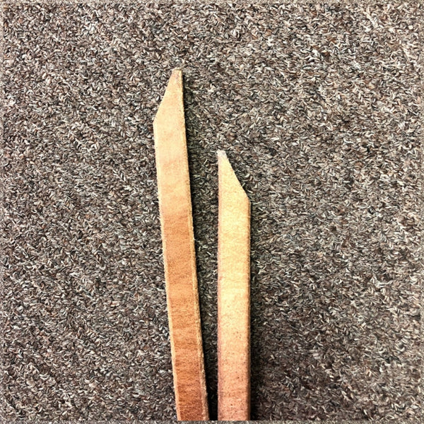 7381 Reinsman Hermann Oak Split Leather Reins With Snap Ends