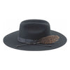 854 Bullhide Bad Guy Black Felt Hat- Size Small