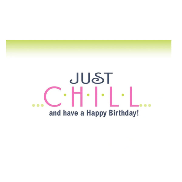 Birthday Card - Horse Sitting in Chair