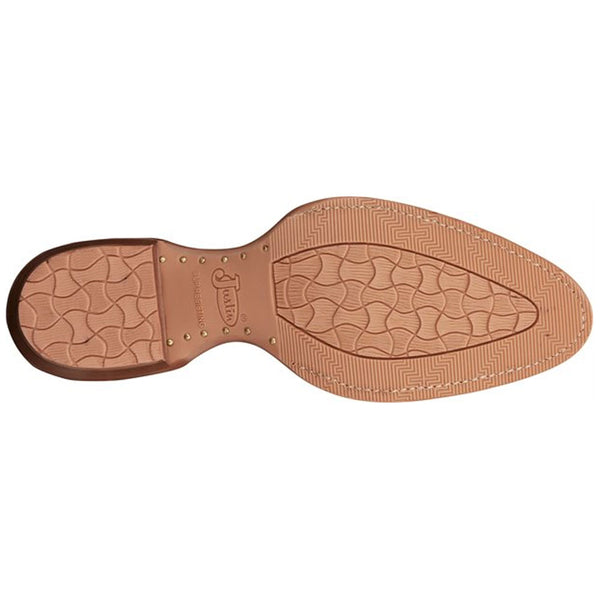 CJ4000 Justin Women's Rosey Espresso Cowhide Cowboy Boot