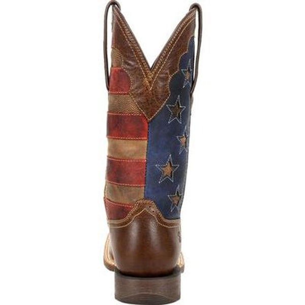 DRD0393 Durango Lady Rebel Pro Vintage Flag Western Boot Cowgirl
