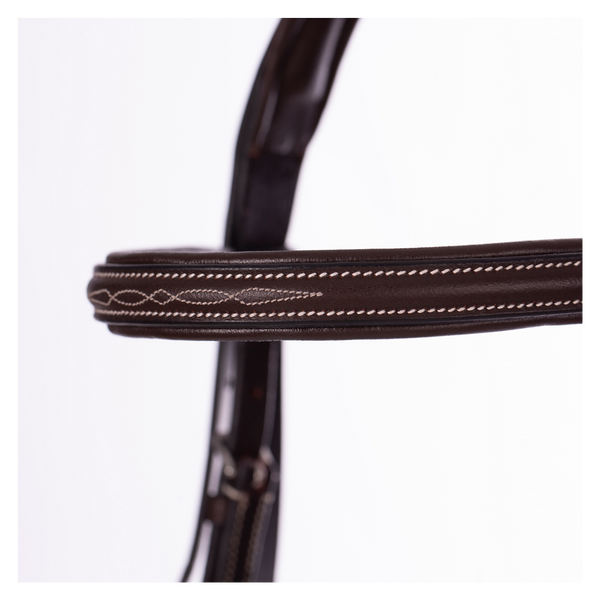 E10007-CBR Equinavia Saga Fancy Stitched Hunter Bridle & Reins - Size Full