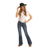 G5F2723 Rock & Roll Cowgirl Girls Denim Trouser  Dark Vintage Wash