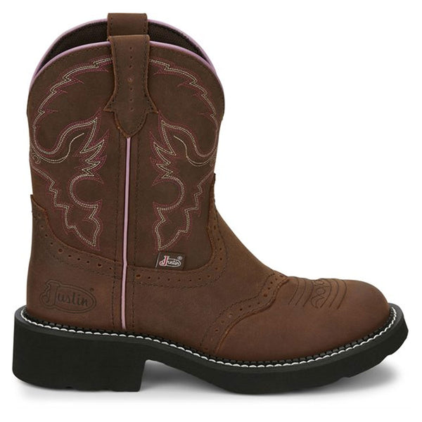 GY9903 Justin Ladies Gemma Gypsy Cowboy Boot - Aged Bark