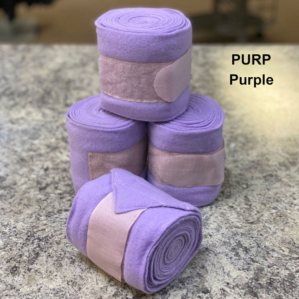 Wire Horse Fleece Polo Wraps Bandages Set of 4