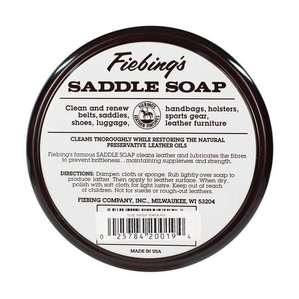 Fiebing's Yellow Saddle Soap Round Tin 12oz