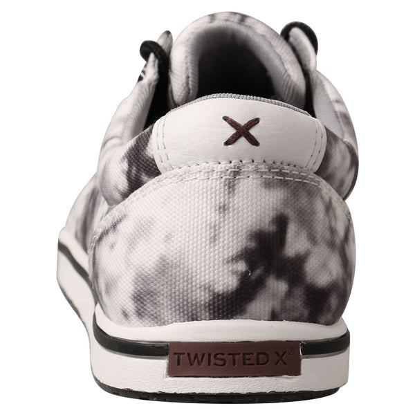 WCA0041 Twisted X Women's Kicks Black & White Tye Dye Shoes