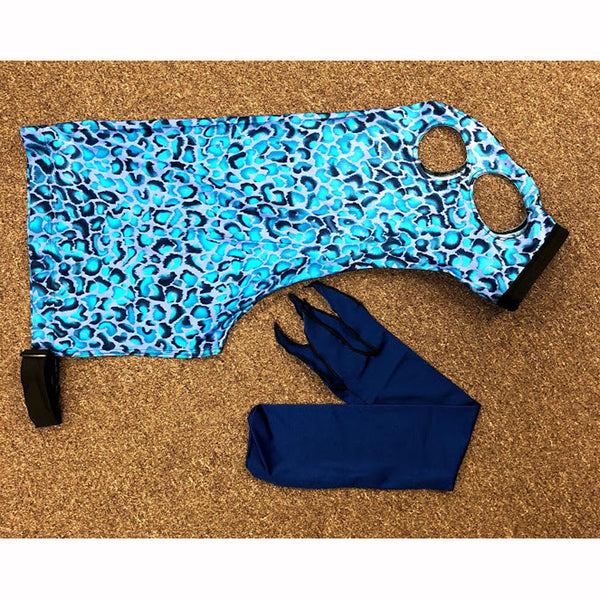 Spandex Full Horse Print Hoods - Full Zippered