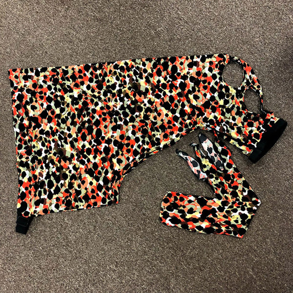 Spandex Full Horse Print Hoods - Full Zippered