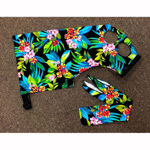 Spandex Full Horse Print Hoods - Full Zippered