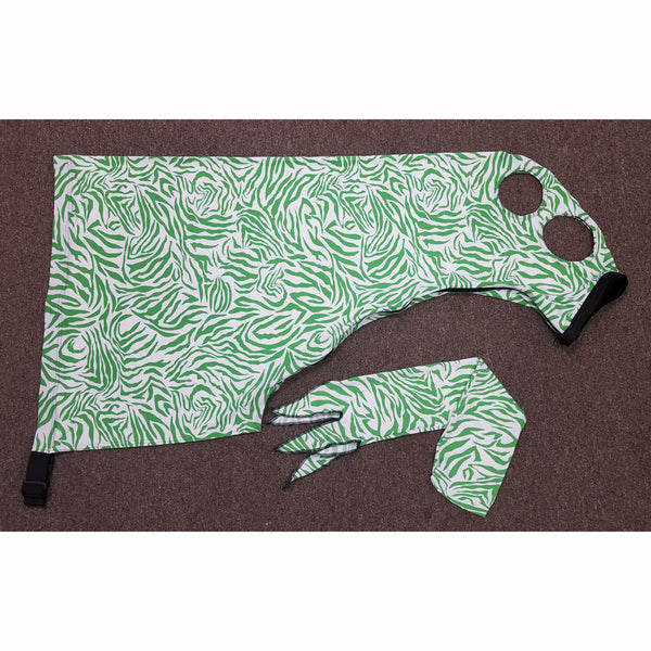 Spandex Full Horse Print Hoods - Full Zippered