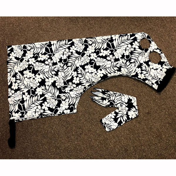 Spandex Full Horse Print Hoods - Full Zippered