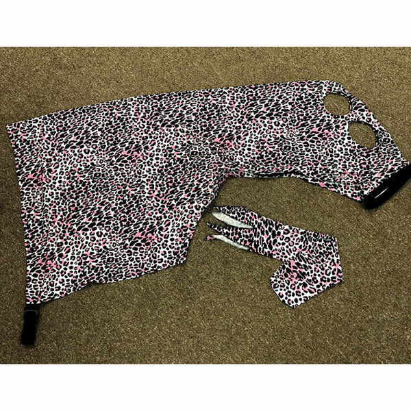 Spandex Full Horse Print Hoods - Full Zippered