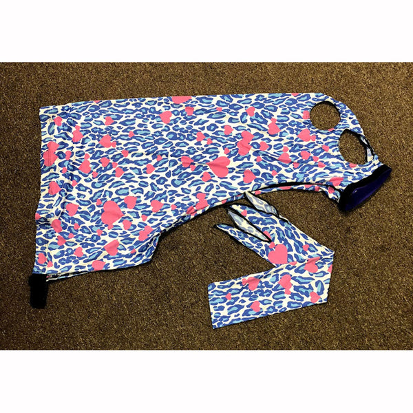 Spandex Full Horse Print Hoods - Full Zippered